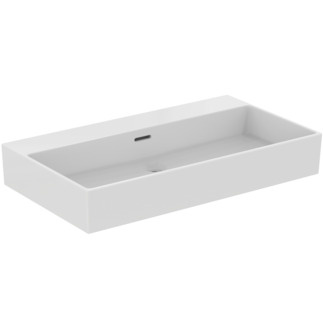 Praustuvas Ideal Standard Extra, matmenys: 815x450x150mm, montuojamas ant stalviršio (šlifuota apačia) arba ant sienos, be skylės maišytuvui 